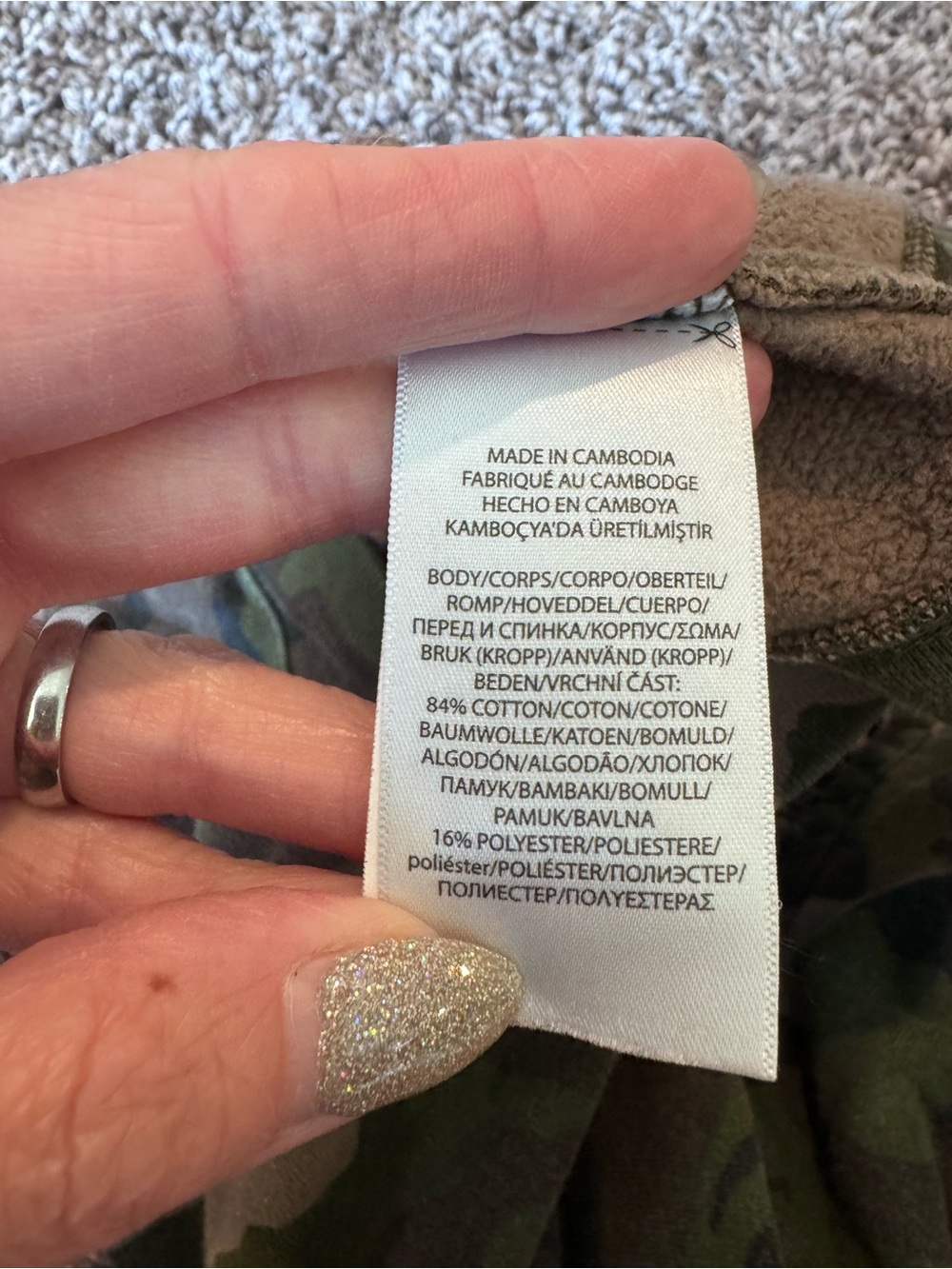 Polo Ralph Lauren Hoodie Boys Camo Zip Up Sweatshirt 7 - Picture 5 of 5